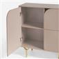 OHS Curved Look Sideboard Display Unit Buffet Cabinet Sideboard Cupboard Storage