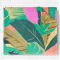 OHS Tropical Print Throw Soft Blanket Polar Fleece Lightweight Bedspread