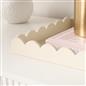 OHS Scallop Edge Tray Serving Plate Decorative Organiser Storage Home Decor