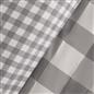OHS Gingham Duvet Cover Bedding Set Check Quilt Pillowcase Reversible