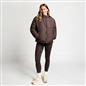 OHS Puffer Jacket Windproof Padded Winter Outerwear Cropped Zip Coat Hiking