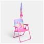 OHS Kids Unicorn Camping Chair Parasol Set Picnic Outdoor Garden Folding Seat