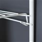 Over The Door Tiered Foldable Drying Rack Towel Storage Organiser Rail Hanger