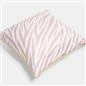 OHS Zebra Print Cushion Covers Matte Velvet Soft Luxury Square Pillowcases