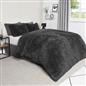 OHS Teddy Bedding Set Soft Fleece Faux Fur Fluffy Cosy Warm Duvet Cover