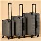OHS Hard Shell Suitcase Luggage Set Travel ABS 4 Wheels Trolley Cabin Carry-On