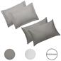 OHS Multi-Pack Soft Cotton Hotel Style Housewife Oxford Edge Pillowcase Set