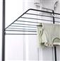 Over The Door Tiered Foldable Drying Rack Towel Storage Organiser Rail Hanger