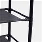 16 Hook Shelving Rack Storage Tier Unit Hallway Home Decor Wire Office Organiser