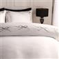 OHS Bow Border Bedding Set Microfibre Print Duvet Cover with Pillowcase