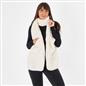 OHS Long Teddy Fleece Scarf Pocket Soft Wrap Plush Womens Shawl Neck Hand Warmer
