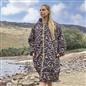 OHS Drying Changing Robe Sherpa Lined Water Resistant Oversize Coat Adults Kids