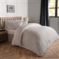 OHS Cable Knit Bedding Set Reversible Fleece Quilt Duvet Cover with Pillowcase