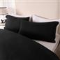 OHS Frill Edge Bedding Set Microfibre Decor Duvet Cover with Pillowcase