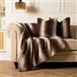 Stripe Throw Over Blanket Faux Fur Fleece Super Soft Plush Sofa Warm Bedspread