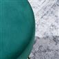 Dressing Table Stool Velvet Round Makeup Vanity Seat Chair Metal Legs Pouffe
