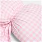 OHS Bow Shaped Cushion Decorative Filled Gingham Scatter Throw Pillow