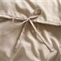 OHS Bow Tie Duvet Cover Plain Dye Soft Cosy Bedding Set with Pillowcase