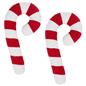 Sofa Cushion Candy Cane Xmas Festive Filled Plump Plush Soft Fleece Home Decor