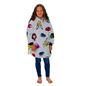 Marvel Comics Hoodie Blanket Sherpa Fleece Soft Oversized Jumper Throw, Grey