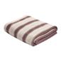 OHS Stripes Print Throw Soft Blanket Polar Fleece Lightweight Bedspread