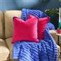 OHS Piped Edge Cushion Covers Matte Velvet Soft Luxury 2/4 Square Pillowcases