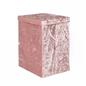 OHS Laundry Bag Crushed Velvet Foldable Compact Clothing Shoe Toy Storage Basket