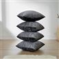 Sienna Cushion Covers Crushed Velvet Luxury Pack of Filled Insert Pad, 45 x 45cm