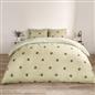 Bee Duvet Cover Set Reversible Stripe Quilt Bedding Set Single Double King Size