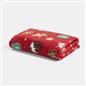 OHS Christmas Throw Soft Polar Fleece Novelty Xmas Blanket Thermal Bedspread