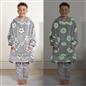 Hoodie Blanket Glow In The Dark Football Sherpa Fleece Oversized Soft Jumper