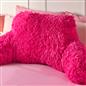 OHS Fluffy Cuddle Cushion Reading Pillow with Arms Lumbar Bed Chair