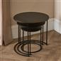 OHS Manhattan Nesting Table Stacking Coffee Side Wooden Effect Tables Set of 2/3