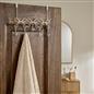 OHS Bows Over the Door Hook Hanger 5 Hooks Metal Coats Towel Rack