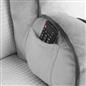 OHS Piped Edge Reading Pillow with Head Rest Super Soft Back Support Bed Sofa