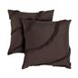 OHS Tufted Contour Cushion Covers 2 Pack Decorative Square Pillowcases