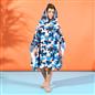 Kids Poncho Beach Towel Hooded Quick Dry Microfibre Holiday Swimming Absorbent