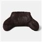 OHS Fluffy Cuddle Cushion Reading Pillow with Arms Lumbar Bed Chair