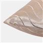 Velvet Cushion Covers Metallic Wave 2/4 Pack of Filled Plump Pads Home Decor Set