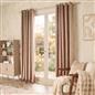 Thermal Matte Velvet Eyelet Curtains 2 Pair Of Ready Made Thick Fabric Ring Top