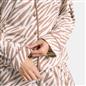 OHS Animal Print Pyjama Set Jersey Button Through Nightwear Loungewear