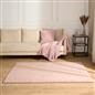 Faux Fur Rug Living Room Ribbed Large Mat Luxury Carpet Anti Slip Floor Runner