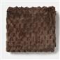 OHS Waffle Throw Bed Blanket Faux Fur Supersoft Warm Fleece Cosy Plush