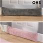 Faux Fur Fleece Draft Excluder Window Insulation Weather Draught Door Stopper