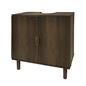 OHS Under Sink Bathroom Cabinet Ribbed Engineered Wood Storage Organiser