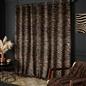OHS Velvet Eyelet Blackout Curtains Animal Print Ready Made Ring Top