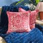 OHS Vintage Print Cushion Covers Matte Velvet Super Soft Square Pillowcases