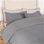 OHS Piped Edge Duvet Cover Set Soft Quilt Pillowcase Bedding Double King Size