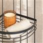 OHS 3 Tier Shower Caddy Bathroom Organiser Plastic Freestanding Corner Shelf