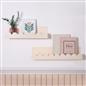 OHS Scallop Shelf Wall Mounted Storage Space Saving Modern Bedroom Home Decor
